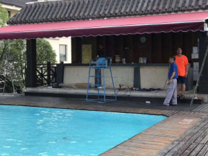 苏州可移动伸缩雨棚户外推拉棚大型伸缩雨棚